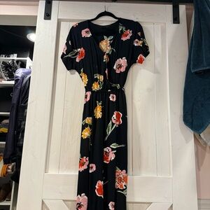 Sanctuary Black Floral Jumpsuit